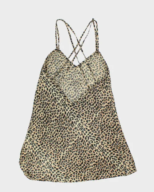 Vintage 90s La Vie En Rose Leopard Slip - S sold by Rokit product image thumbnail 2