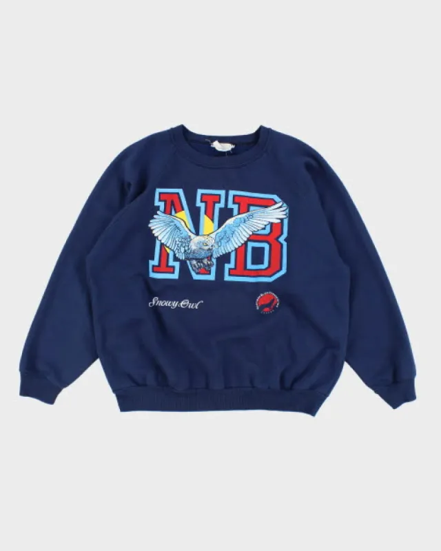 Vintage 1990's Northern Blues Snowy Owl Sweatshirt - M sold by Rokit