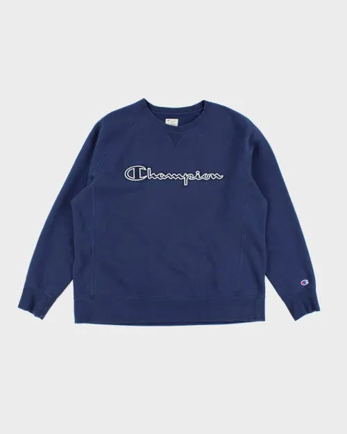 Vintage 2000's Champion Patch Logo Sweatshirt - XL sold by Rokit