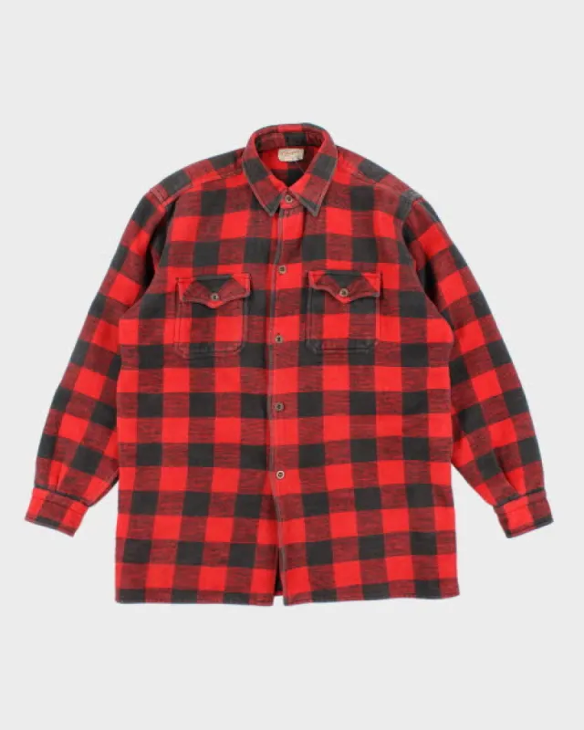 Vintage 80's Champion Heavyweight Flannel Shirt - XL made by Champion