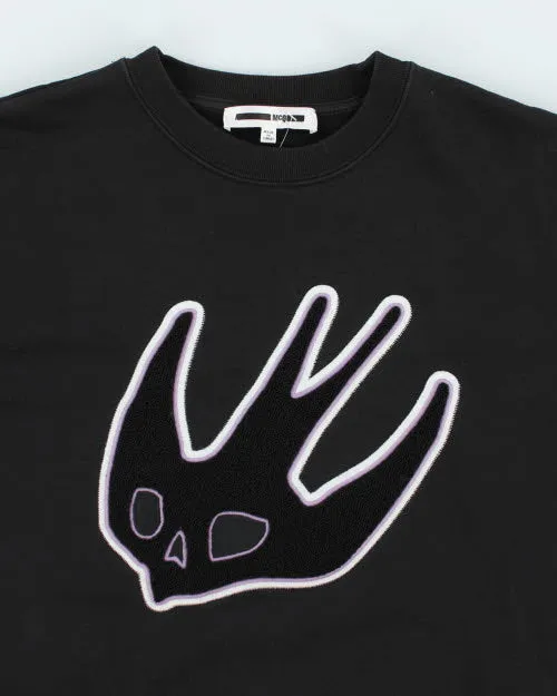 Vintage Alexander McQueen Skull Bird Patched Sweatshirt - L sold by Rokit product image thumbnail 3