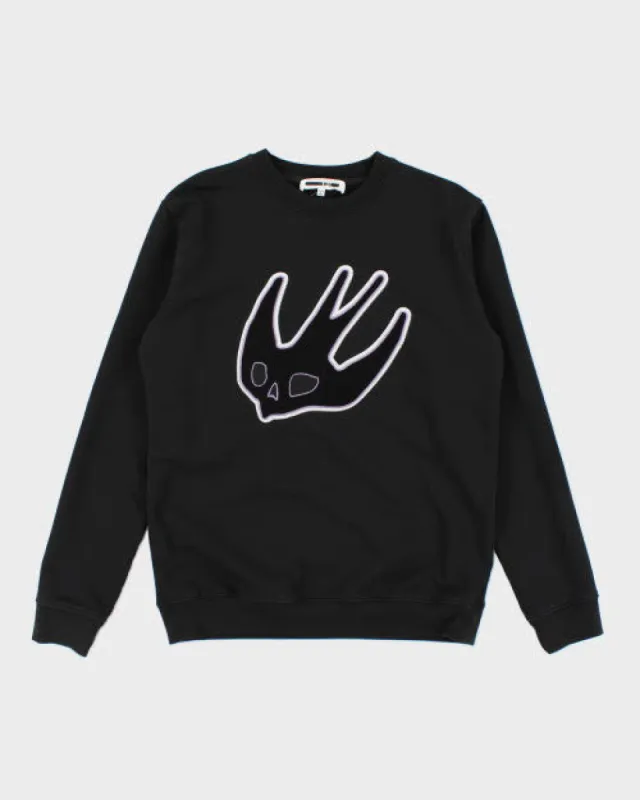 Vintage Alexander McQueen Skull Bird Patched Sweatshirt - L sold by Rokit