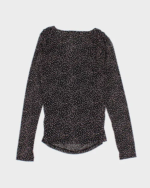 Y2k 00s Mexx Polka Dot Mesh Top - S sold by Rokit product image thumbnail 2