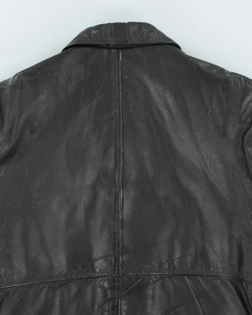 Vintage 90's Heavyweight Leather Bomber Jacket - M sold by Rokit product image thumbnail 5