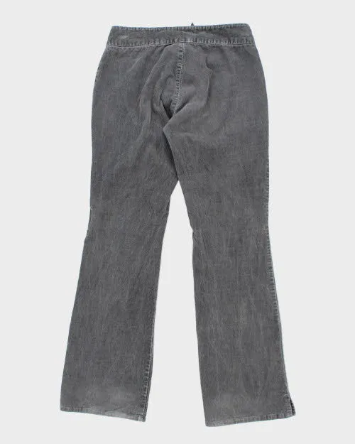 Y2k 00s Red Squared Lace-up Cord Trousers - W30 L32 sold by Rokit product image thumbnail 2