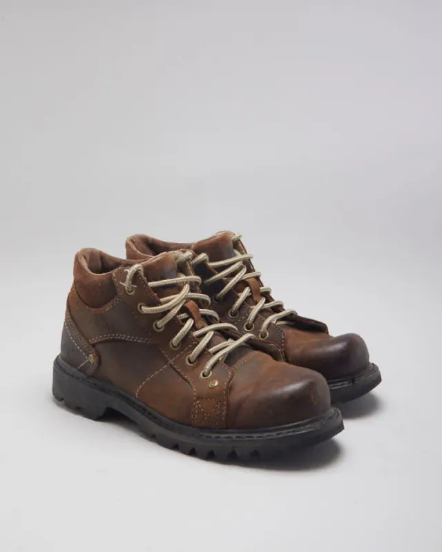 Vintage CAT Leather Ankle Boots - UK 5.5 sold by Rokit