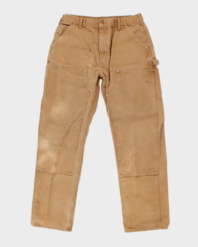 Vintage Carhartt Relaxed Fit Double Knee Carpenter Trousers - W32 L34 sold by Rokit