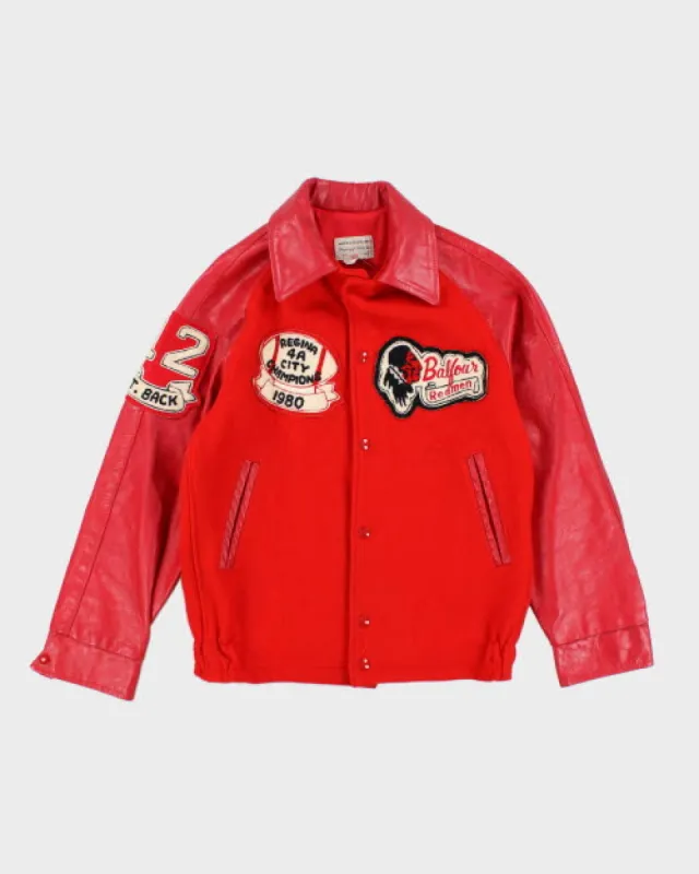 Vintage 80's City Champions College Varsity Jacket - M sold by Rokit