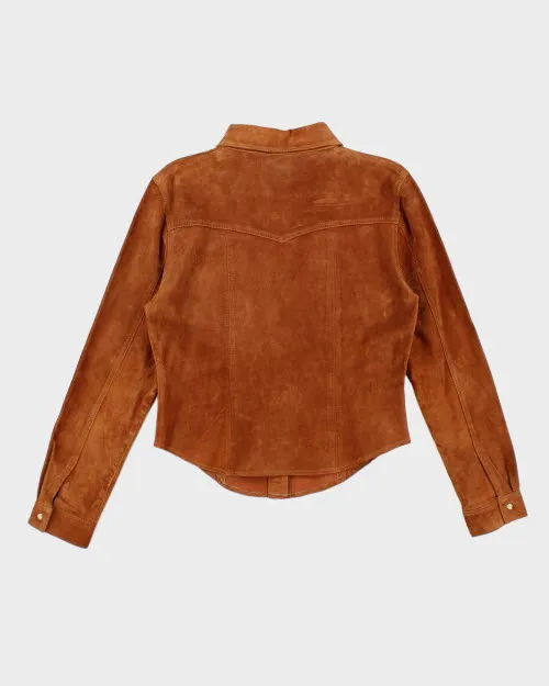 Y2k 00s Bebe Suede Shacket - L sold by Rokit product image thumbnail 2