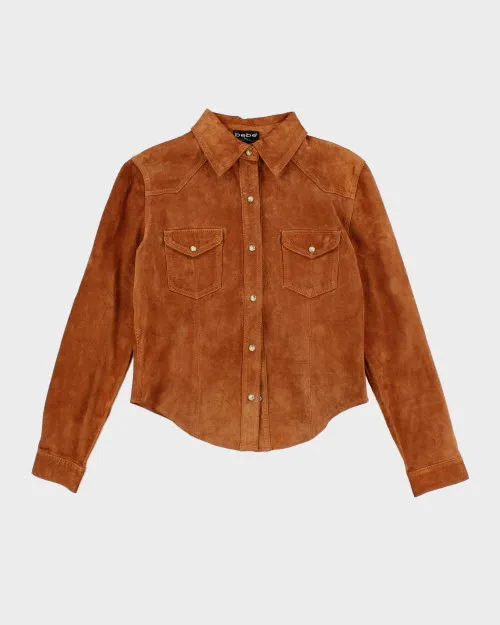 Y2k 00s Bebe Suede Shacket - L sold by Rokit