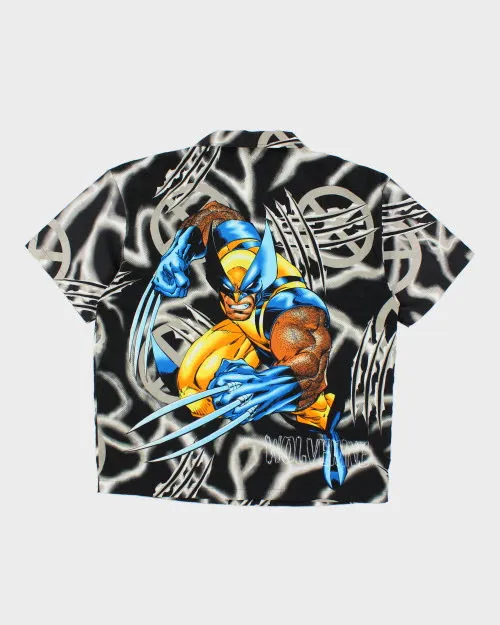 Vintage 2000's X Men Wolverine All Over Print Shirt - L sold by Rokit product image thumbnail 2