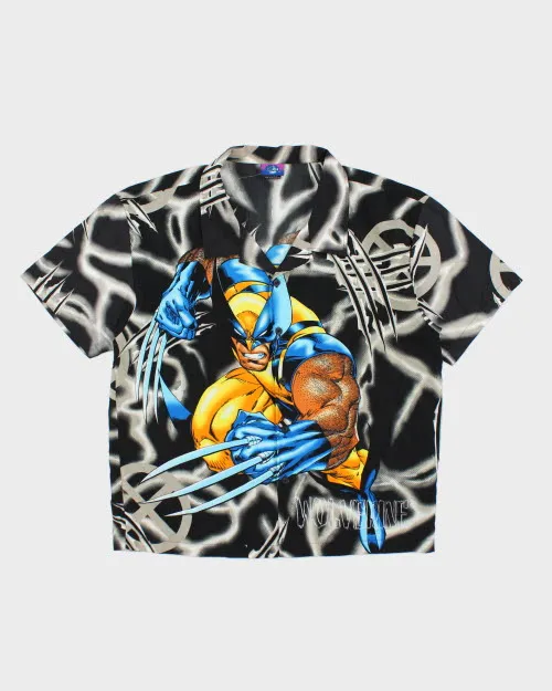 Vintage 2000's X Men Wolverine All Over Print Shirt - L sold by Rokit