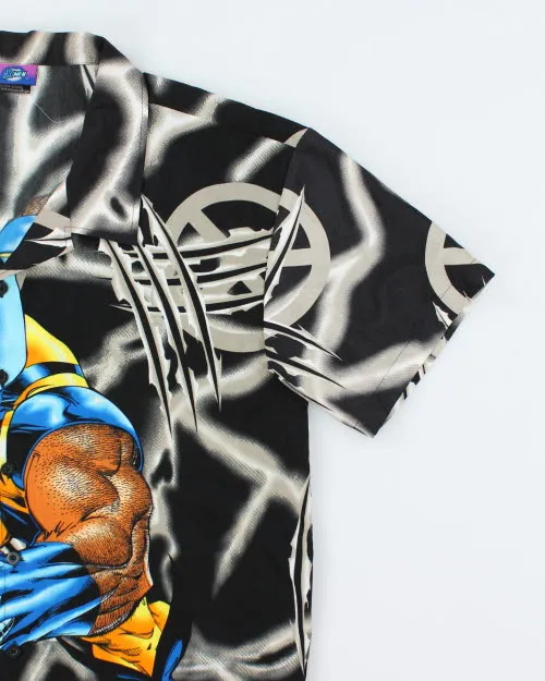 Vintage 2000's X Men Wolverine All Over Print Shirt - L sold by Rokit product image thumbnail 4