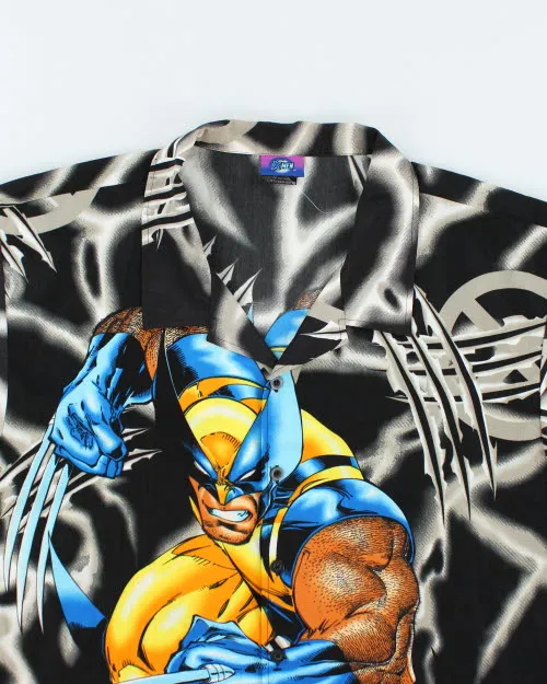 Vintage 2000's X Men Wolverine All Over Print Shirt - L sold by Rokit product image thumbnail 3