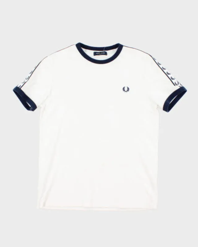 Vintage Fred Perry Ringer Style T-Shirt - M sold by Rokit