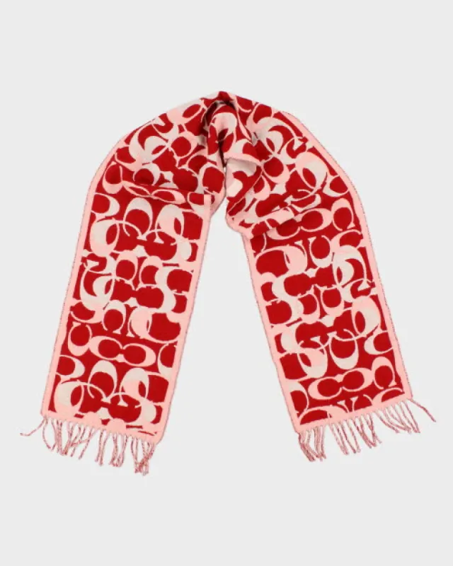 Coach Merino Wool Monogram Scarf sold by Rokit