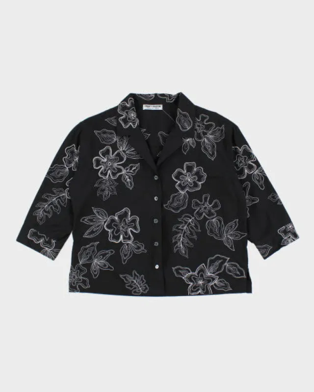 Vintage Connie's Creations Embroidered Shirt - L sold by Rokit