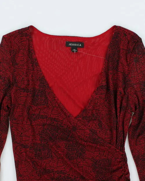 Y2k 00s Jessica Mesh Top - M sold by Rokit product image thumbnail 3