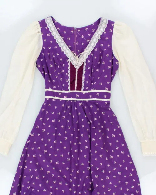 Vintage 70s Prairie Dress - M sold by Rokit product image thumbnail 3