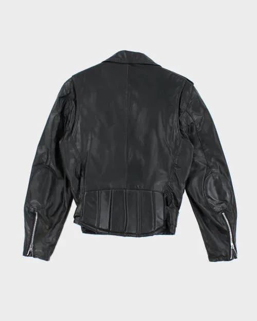 Vintage 90's Intersect Biker Leather Jacket - S sold by Rokit product image thumbnail 2