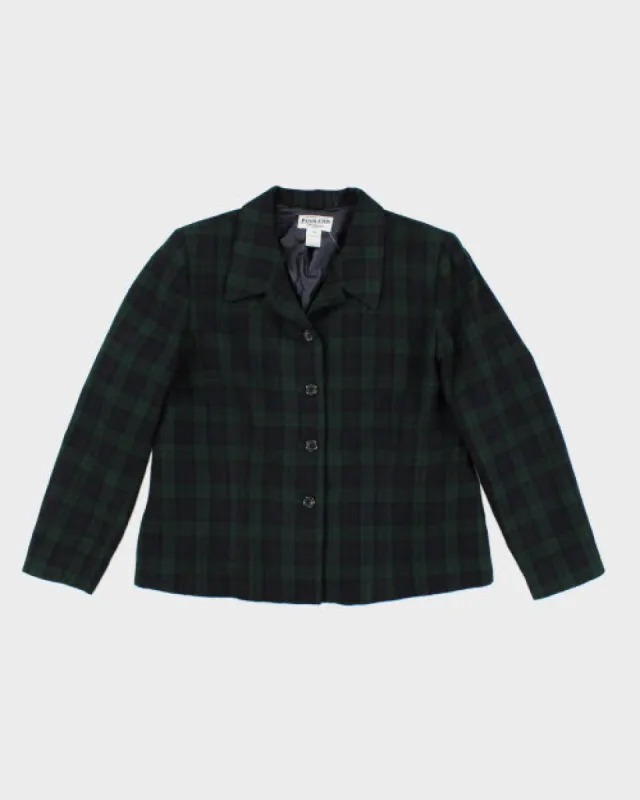 Pendleton Wool Check Blazer - L sold by Rokit