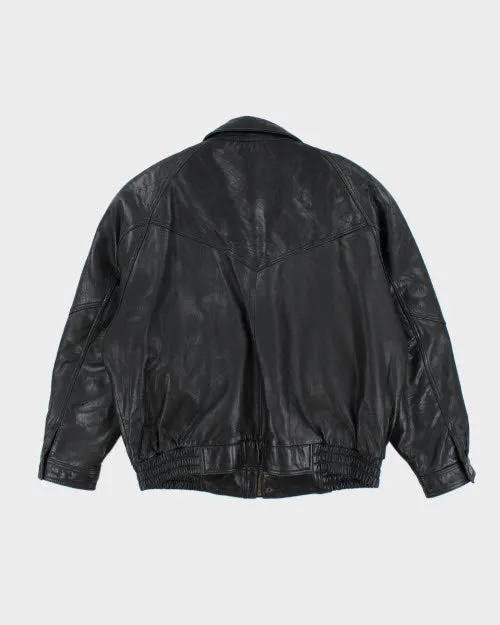 Vintage 90's BOSA Oversized Leather Jacket - XL sold by Rokit product image thumbnail 2