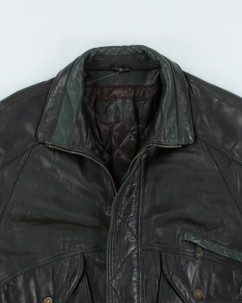 Vintage 90's BOSA Oversized Leather Jacket - XL sold by Rokit product image thumbnail 3