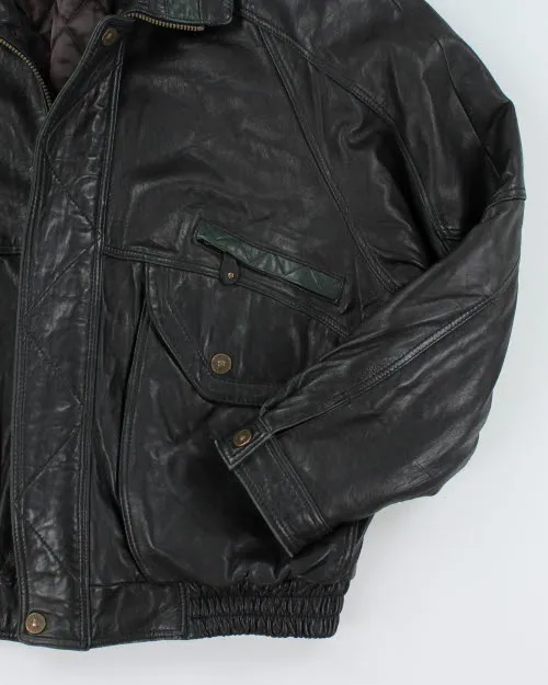 Vintage 90's BOSA Oversized Leather Jacket - XL sold by Rokit product image thumbnail 4