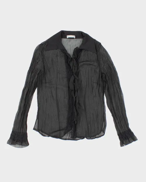 Y2k 00s Steilmann Mesh Shirt - M sold by Rokit