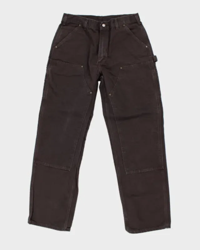 Vintage Carhartt Relaxed Fit Double Knee Carpenter Trousers - W32 L32 sold by Rokit