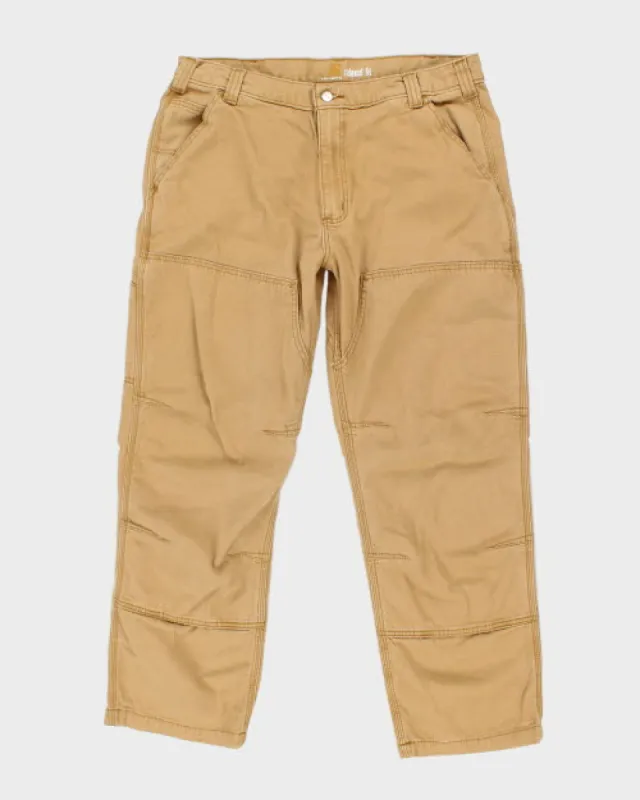 Vintage Carhartt Relaxed Fit Double Knee Carpenter Trousers - W34 L27 sold by Rokit