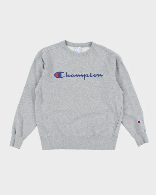 Vintage 90's Champion Centre Logo Sweatshirt - L sold by Rokit