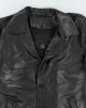 Vintage 90's Double Breasted Button Up Leather Jacket - L sold by Rokit
