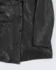 Vintage 90's Double Breasted Button Up Leather Jacket - L sold by Rokit