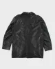 Vintage 90's Double Breasted Button Up Leather Jacket - L sold by Rokit