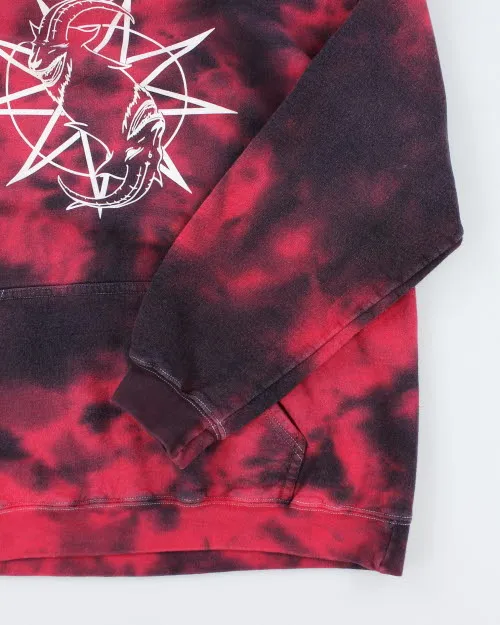 Vintage 2000's Slipknot Tie-Dye Hoodie - L sold by Rokit product image thumbnail 4