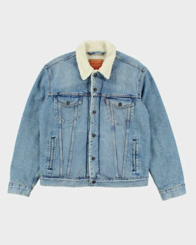 Vintage Levi's Sherpa Line Denim Jacket - M made by Levi's