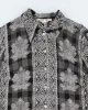 Y2k 00s Como Pattern Sheer Shirt - M sold by Rokit