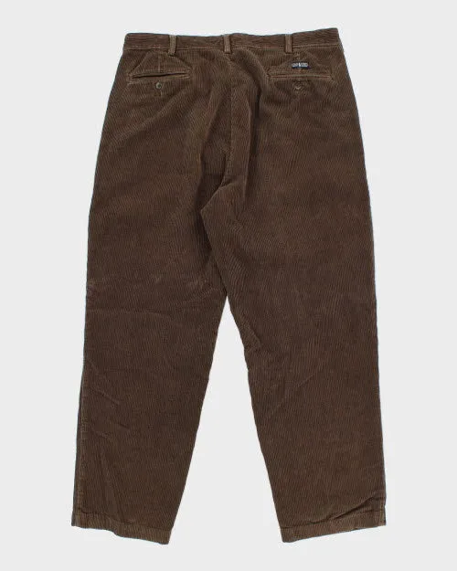 Ralph Lauren Brown Cord Trousers - W38 L31 sold by Rokit product image thumbnail 2