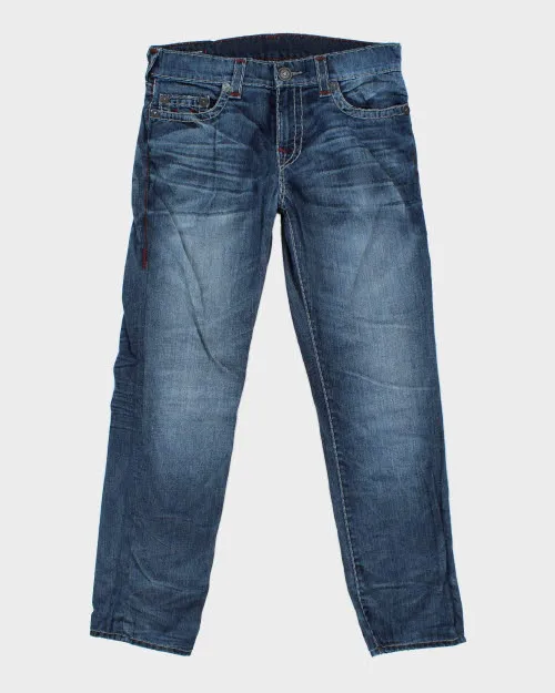 Vintage Y2K True Religion Wide Leg Denim Jeans - W34 L30 sold by Rokit