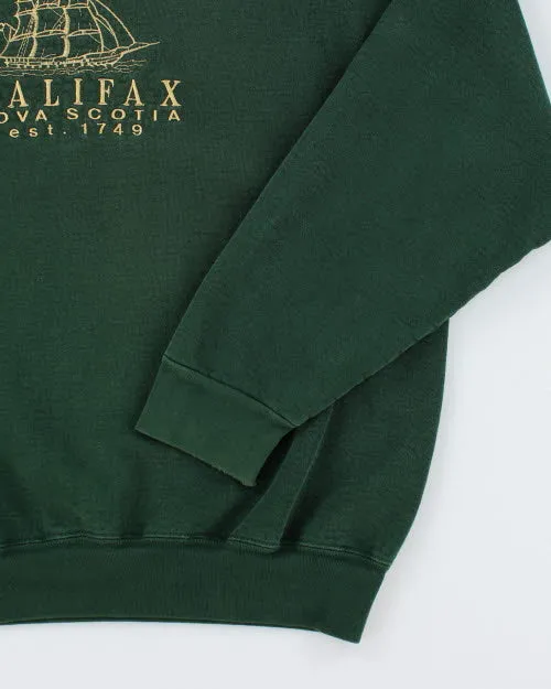 Vintage 90's Embroidered Nova Scotia Sweatshirt - XL sold by Rokit product image thumbnail 4