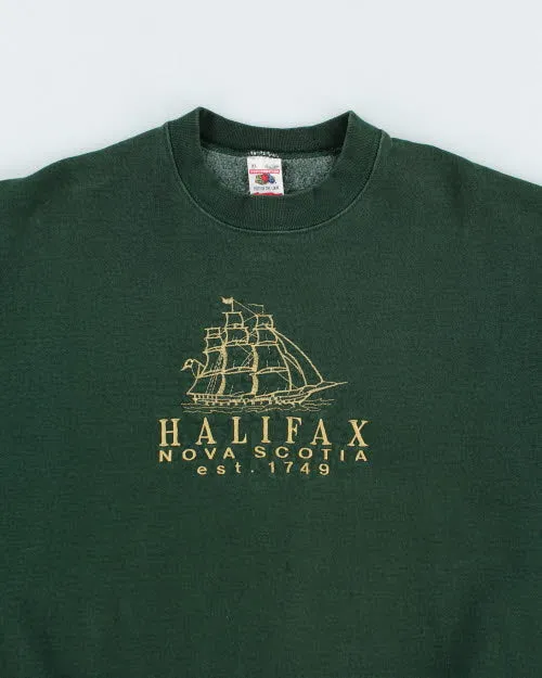 Vintage 90's Embroidered Nova Scotia Sweatshirt - XL sold by Rokit product image thumbnail 3