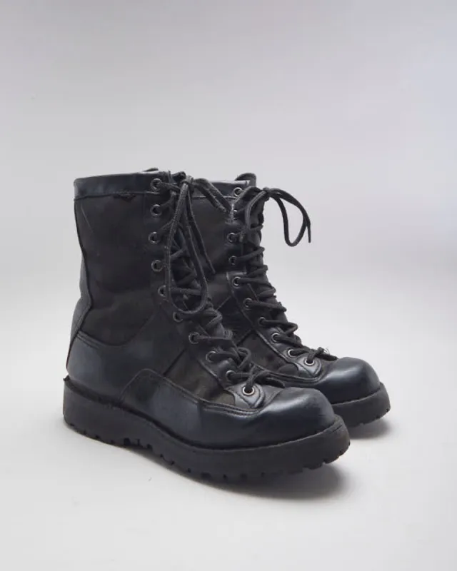 Vintage Women's Round Toe Combat Boots - UK 4.5 sold by Rokit