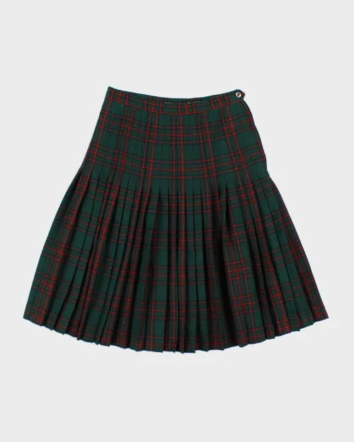 Vintage Highland Queen Wool Plaid Skirt - XS sold by Rokit