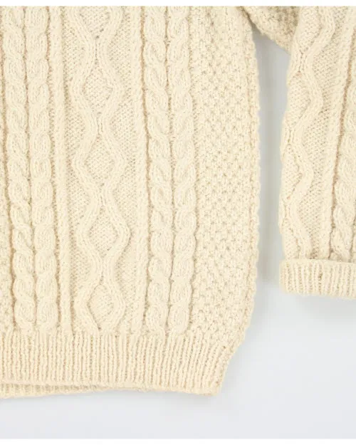 Vintage 70s Hordon Wool Aran Jumper - L sold by Rokit product image thumbnail 5