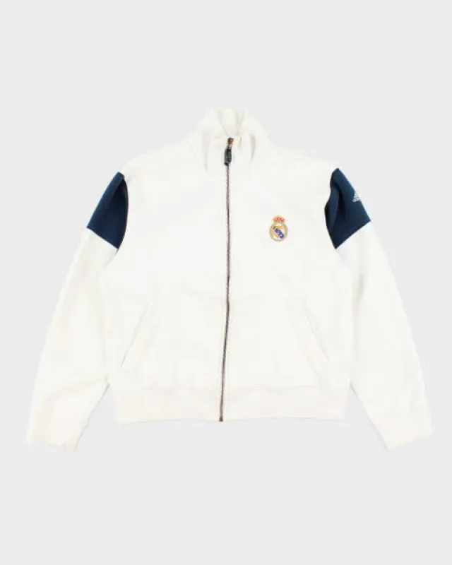 Vintage 2000's Adidas Real Madrid Football Track Jacket - M sold by Rokit