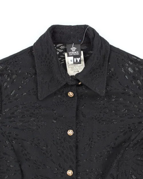 Versace Lace Sheer Shirt - S sold by Rokit product image thumbnail 3