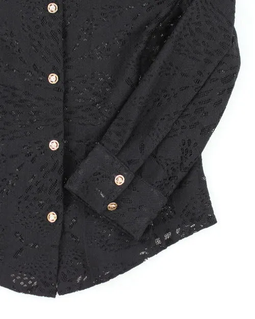 Versace Lace Sheer Shirt - S sold by Rokit product image thumbnail 4