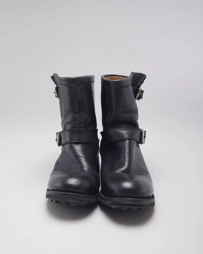 Vintage 90's Buckle Biker Ankle Boot - UK 6 sold by Rokit product image thumbnail 3