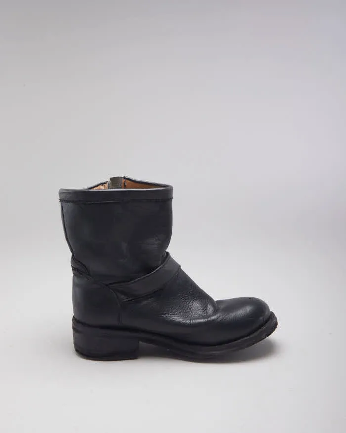 Vintage 90's Buckle Biker Ankle Boot - UK 6 sold by Rokit product image thumbnail 2